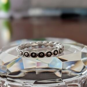 .925 Sterling Silver Stacking Ring Women's Size 7.5